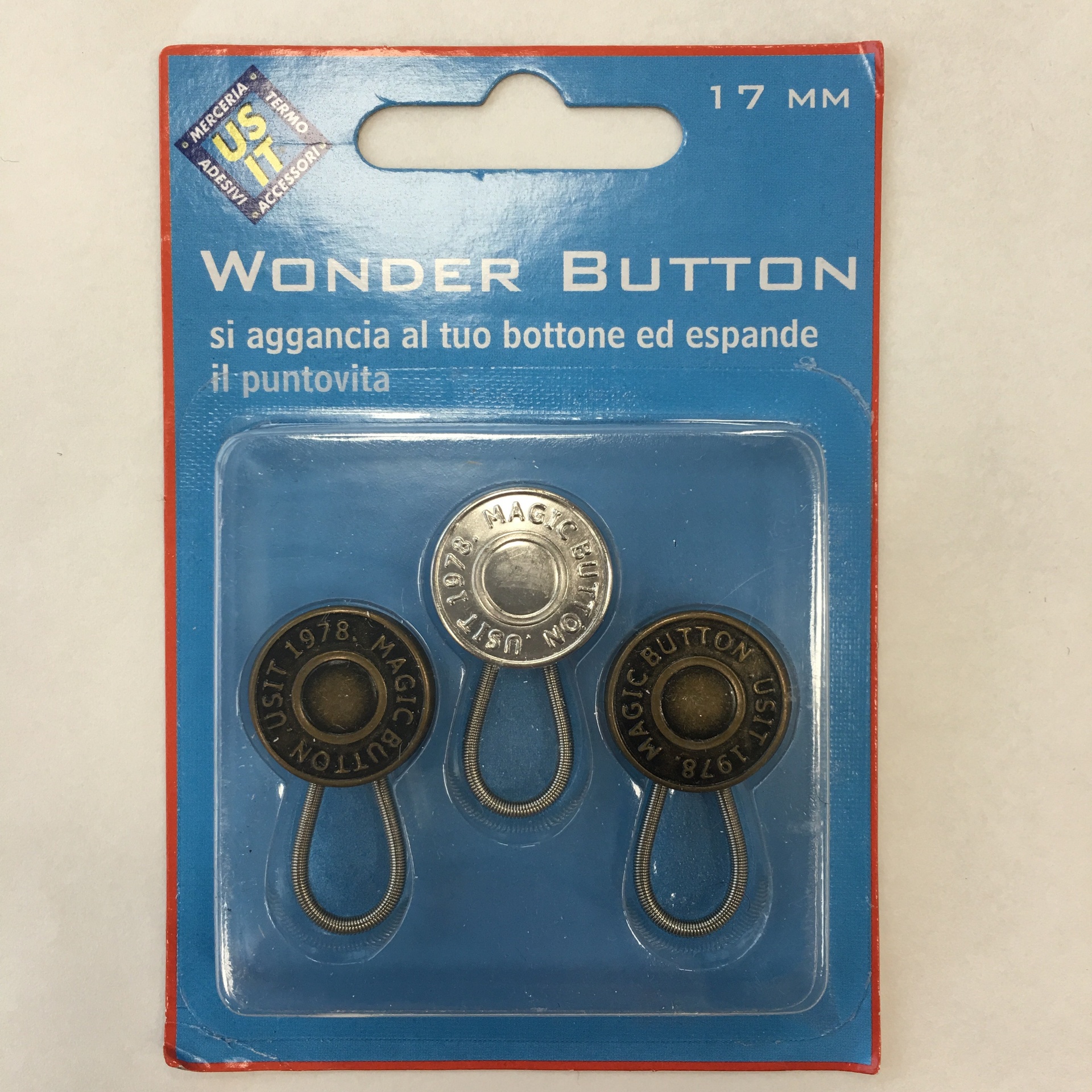 BOTTONE PER ALLARGARE IL PUNTO VITA DEI PANTALONI WONDER BUTTON